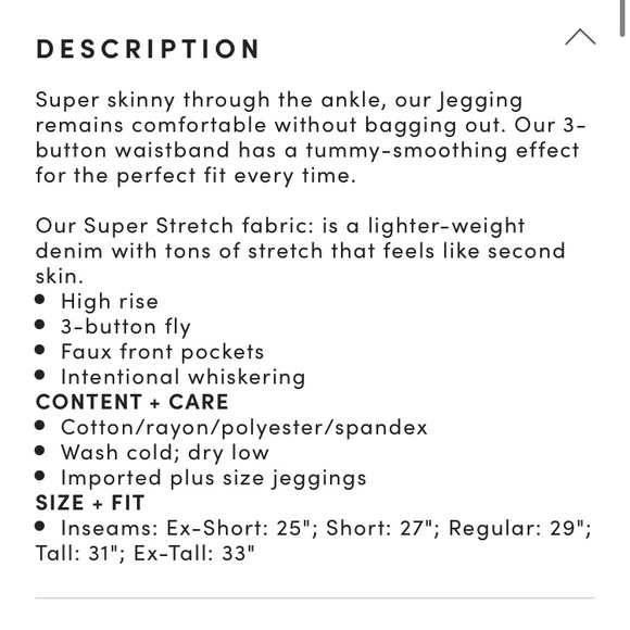 Torrid Dark Wash Super Stretch Jegging. NWT - Picture 4 of 6